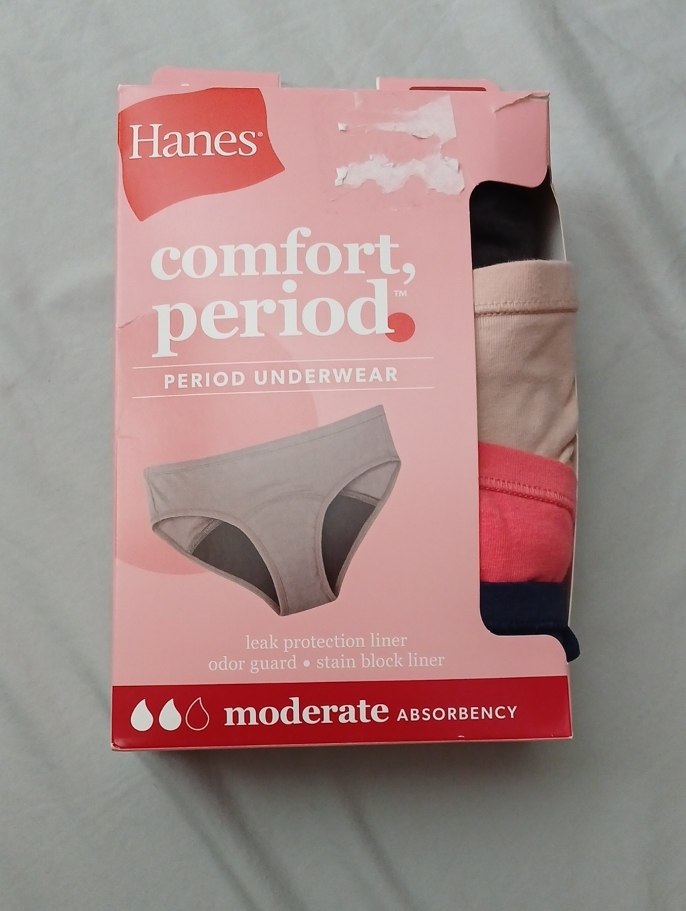 Hanes Girl's Comfort,period Period Underwear
